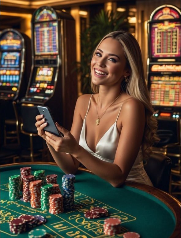 Permainan kasino bergaya live dengan dealer profesional